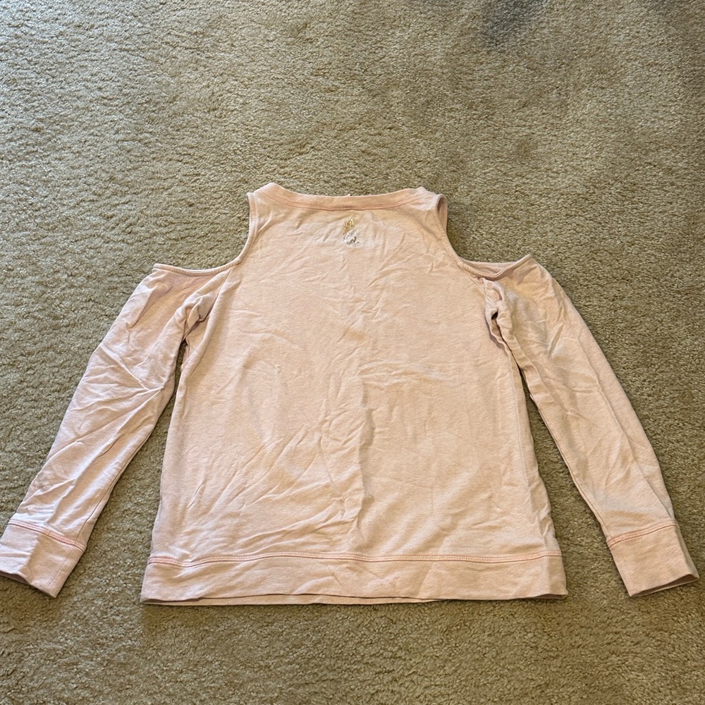 Lilly Pulitzer Shoulder Cut Out Sweatshirt